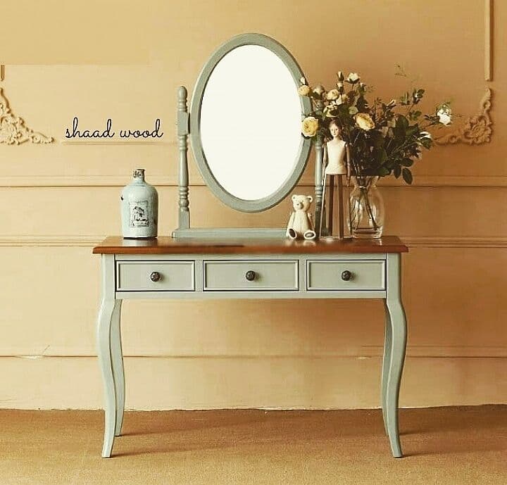 میز آرایش تک (همراه با آینه و صندلی)